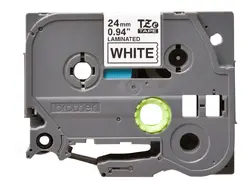 Консуматив, Brother TZe-251 Tape Black on White, Laminated, 24mm - Eco