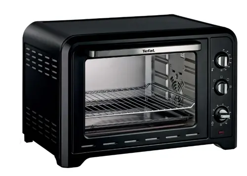 Фурна, Tefal OF484811, Optimo 39L, 2000W (grill 1000W), mechanical thermostat (max 240°C), timer (120min),4 cooking programs, reversible shelf, black Фурна, Tefal OF484811, Optimo 39L, 2000W (grill 1000W), mechanical thermostat (max 240°C), timer (120min),4 cooking programs, reversible shelf, black