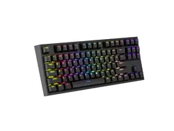 Клавиатура, Genesis Gaming Keyboard Thor 404 TKL Black RGB Backlight US Layout Brown Switch