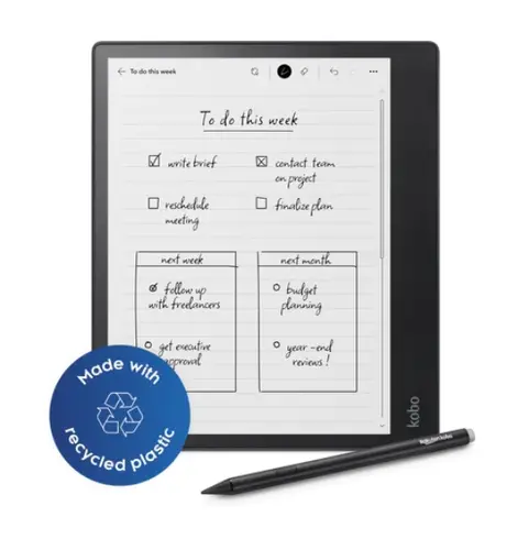 Четец за Е-книги, Kobo Elipsa 2E-Book Reader Pack, E Ink Carta 1200 touchscreen, 10.3 inch, 1404 x 1872, 32 GB, CPU 2.0 GHz, USB-C, Includes Kobo Stylus, Black Четец за Е-книги, Kobo Elipsa 2E-Book Reader Pack, E Ink Carta 1200 touchscreen, 10.3 inch, 1404 x 1872, 32 GB, CPU 2.0 GHz, USB-C, Includes Kobo Stylus, Black