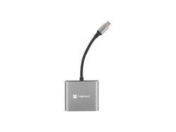 Докинг станция, Natec USB-C Multiport Adapter 3 in 1 Fowler MINI USB 3.0, HDMI 4K, USB-C PD