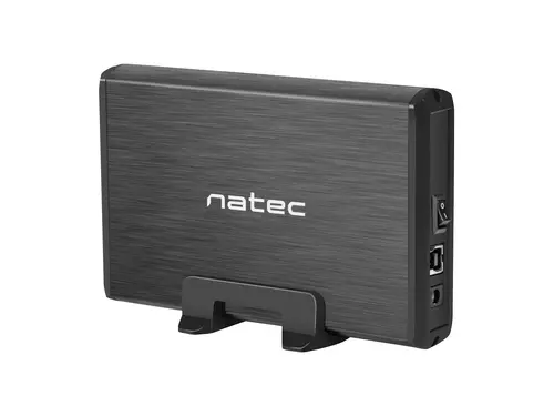 Кутия за твърд диск, Natec External HDD/SSD Enclosure Rhino SATA 3.5" USB 3.0 Aluminium Black Кутия за твърд диск, Natec External HDD/SSD Enclosure Rhino SATA 3.5" USB 3.0 Aluminium Black
