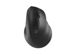 Мишка, Natec Vertical Mouse Crake 2  BLUETOOTH 5.2 + 2.4GHZ BLACK 2400dpi, Right handed, black