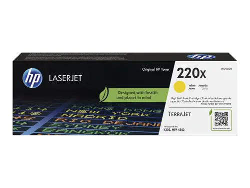 Консуматив, HP 220X Yellow Original LaserJet Toner Cartridge