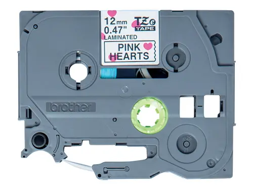BROTHER TZe-MPPH31 tape black/heart pattern 12mm/4m