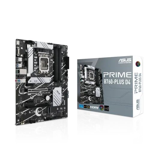 Дънна платка ASUS PRIME B760-PLUS D4, LGA 1700, ATX