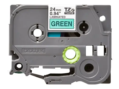 Консуматив, Brother TZe-751 Tape Black on Green, Laminated, 24mm, 8 m - Eco Консуматив, Brother TZe-751 Tape Black on Green, Laminated, 24mm, 8 m - Eco