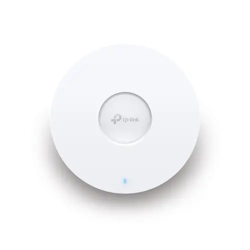 TP-Link EAP610 AX1800 Wireless Dual Band Ceiling Mount Access Point, 574Mbps (2.4 GHz) + 1201 Mbps (5 GHz), 1 x G RJ45 port, 802.3at POE and 12V DC, 4×Internal Antennas, MU-MIMO, Seamless Roaming, Band Steering, Beamforming, Load Balance, Omada APP