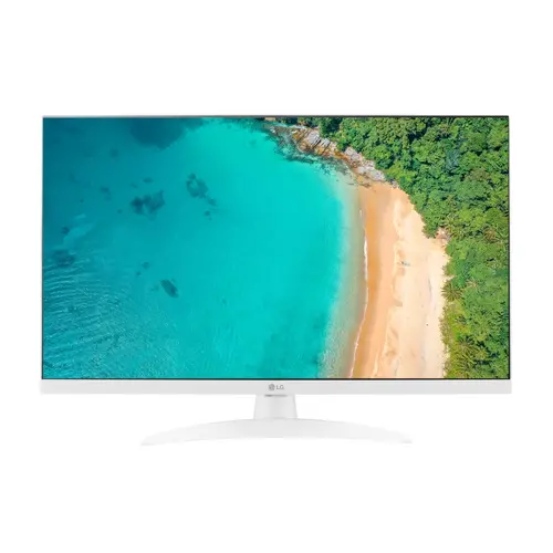 Монитор, LG 27TQ615S-WZ, 27.0" IPS, Smart webOS, TV Tuner DVB-T2/C /S2, 1000:1, Mega DFC, 250cd, Full HD (1920 x 1080), Wi-Fi, LAN, AirPlay, HDMI, CI Slot, USB 2.0, Bluetooth, AI Sound, Speakers, White