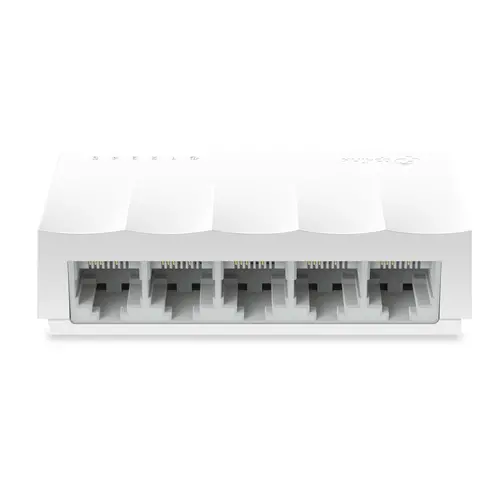 TP-Link LiteWave 5-Port 10/100Mbps Desktop Switch, 5 10/100Mbps RJ45 Ports, Desktop Plastic Case, Green Ethernet technology