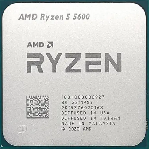 Процесор AMD Ryzen 5 5600, AM4 Socket, 6 Cores, 3.5GHz, 35MB Cache, 65W, Tray Процесор AMD Ryzen 5 5600, AM4 Socket, 6 Cores, 3.5GHz, 35MB Cache, 65W, Tray