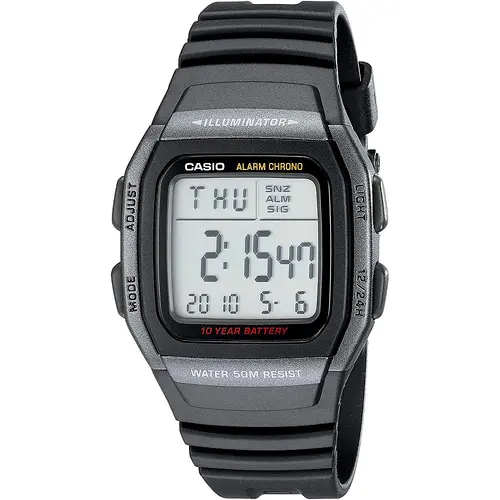 Мъжки дигитален часовник Casio - Casio Collection - W-96H-1BVDF