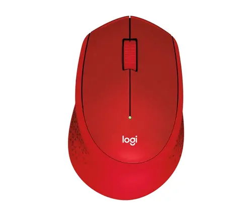 Мишка, Logitech Wireless Mouse M330 Silent Plus, red