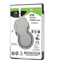 Твърд диск, Seagate BarraCuda Mobile 2000GB, SATA 6Gb/s 5400rpm 128MB 7mm
