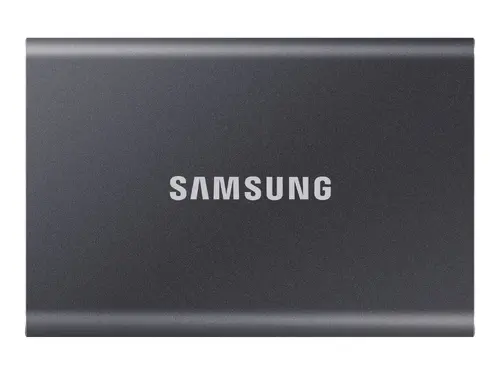 Твърд диск, Samsung Portable SSD T7 1TB, USB 3.2, Read 1050 MB/s Write 1000 MB/s, Titan Gray