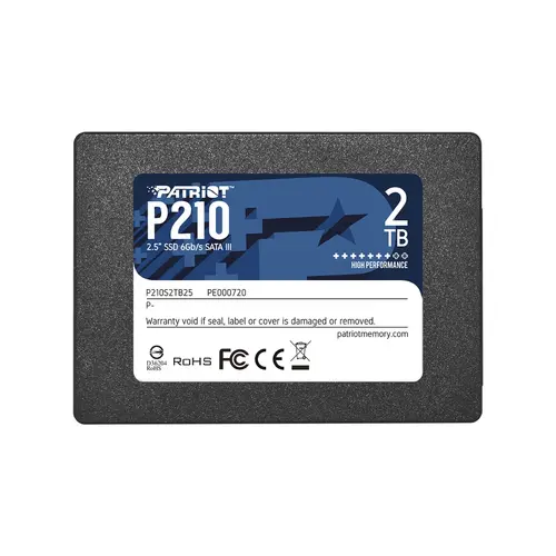 Твърд диск, Patriot P210 2TB SATA3 2.5