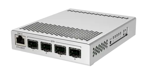 Суич Mikrotik CRS305-1G-4S+IN, 1xGigabit LAN, 4xSFP+ cages