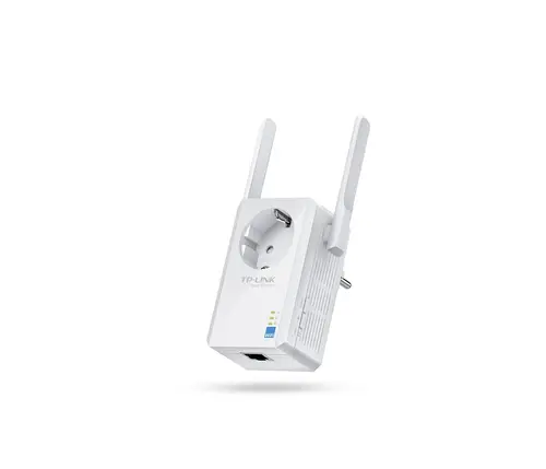 Repeater TP-Link TL-WA860RE, 300Mbps Wireless N Wall Plugged Range Extender with AC Passthrough, QCA(Atheros), 2T2R, 2.4GHz, 802.11n/g/b, Ranger Extender button, Range extender mode, with 2 fixed Antennas