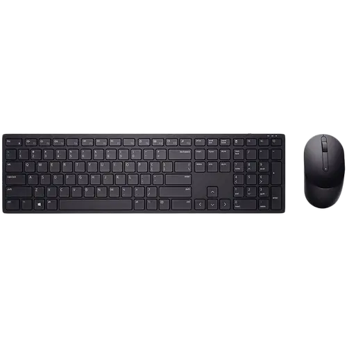 Dell Pro Wireless Keyboard and Mouse - KM5221W - US International (QWERTY) - Black