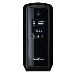Енергоспестяващ UPS с AVR, LCD дисплей и синусоидален изход (Active PFC съвместим), 900VA/540W, 6x Schuko, Runtime at 100W ( min ):27, Surge and Spike protection; CP900EPFCLCD