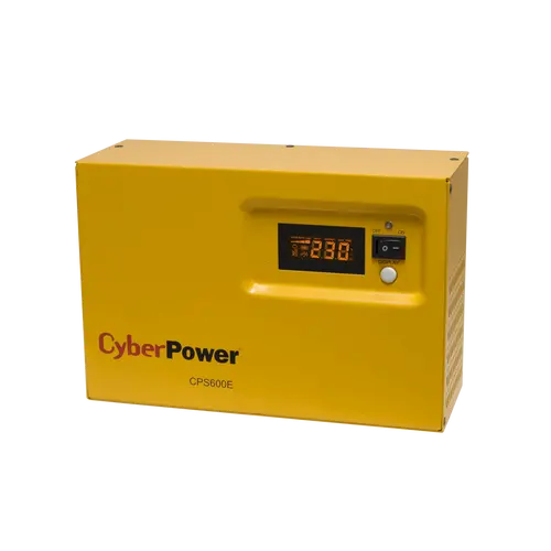 Инвертор 600VA/420W, 170-270 Vac, 12 Vdc, 1x Schuko, AVR, синусоидален изход до 40% натоварване; работи с външни батерии; CPS600E
