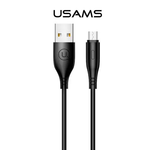 Кабел Usams U18 Round Micro USB 1м, черен Кабел Usams U18 Round Micro USB 1м, черен