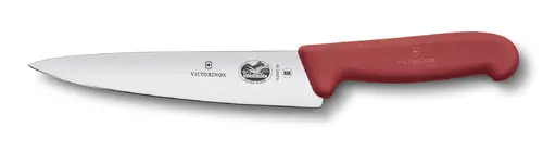 Кухненски нож Victorinox Fibrox универсален, 190 мм, червен