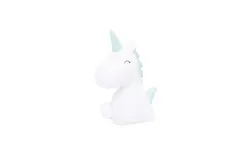 Нощна лампа Dhink® mini - Unicorn, светлосини грива и рог