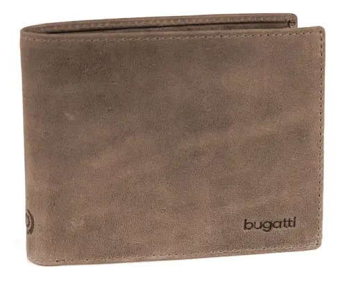 Кожен портфейл Bugatti Volo 12CC хоризонтален, кафяв