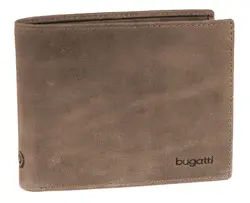 Кожен портфейл Bugatti Volo 12CC хоризонтален, кафяв