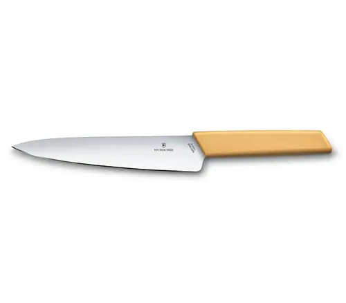 Кухненски нож Victorinox Swiss Modern Carving Knife, универсален, 19 см, меденожълт