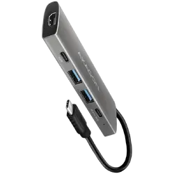 AXAGON HMC-5H USB-C 3.2 Gen 1 hub, 3x USB-A, 4K HDMI, PD 100W, 100cm USB-C cable