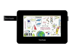 VIEWSONIC ID710-BWW 7inch ViewBoard Pen Display 152.21x85.92mm 1024x600 resolution Battery-free pen 8192 pressure 250 pps