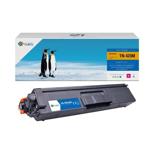 КАСЕТА ЗА BROTHER HL 8260CDW/8360CDW/DCP L8410CDW/MFC L8690CDW/L8900CDW - Magenta  - TN423M (TN-423M) - PN NT-CB423M - G&G