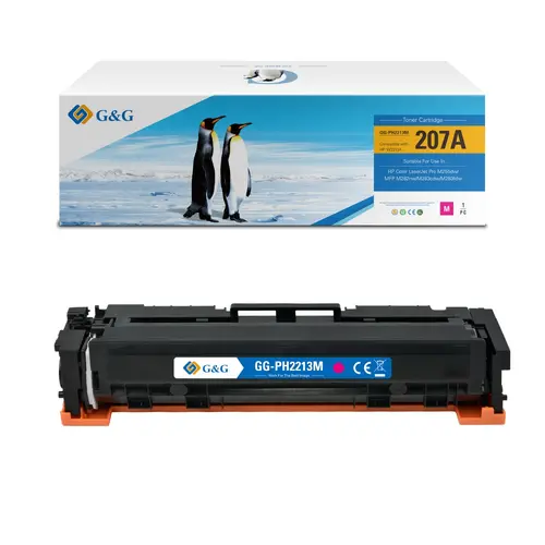 КАСЕТА ЗА HP Color Laserjet PRO M255dw/MFP M282nw/M283cdw/M283fdw - /207A/ - Magenta - W2213A - WITH CHIP / С ЧИП - PN NT-PH2213M - G&G