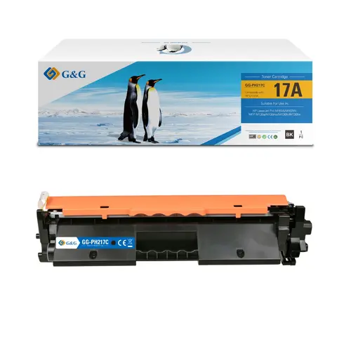 КАСЕТА ЗА HP Laserjet Pro M102W/MFP M130A/M130NW - WITH CHIP / С ЧИП  - Black - /17А/ - CF217A - PN NT-PH217/PH217C - G&G