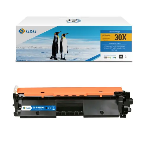 КАСЕТА ЗА HP Laserjet  Pro M203d/M203dn/M203dw/MFP M227fdn/M227fdw/M227sdn - HIGH CAPACITY - Black - /30X/ - CF230X - WITH CHIP / С ЧИП - PN NT-PH230XC - G&G