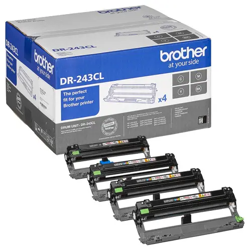 КОМПЛЕКТ 4 БАРАБАННИ КАСЕТИ ЗА BROTHER DCP L3510CDW/L3550CDW/MFC L3730CDN/L3770CDN - 4 x DRUM UNIT - PN DR243CL (DR-243CL)