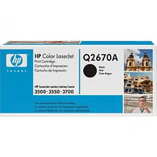 КАСЕТА ЗА HP Color Laserjet 3500/3700 - Black -  /308A/ - PN Q2670A