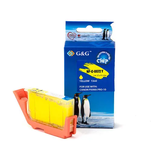 ГЛАВА ЗА CANON PIXMA PRO-10 (PRO10) - Yellow -  ink cartridge - PGI-72Y (PGI72Y) - 6406B001 - PN NP-C-0072Y/C(PG) - G&G