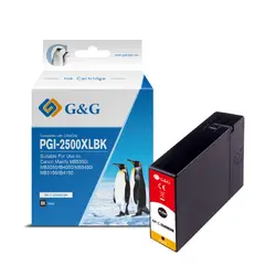 ГЛАВА ЗА CANON MAXIFY MB 5350/5050/IB 4050 - HIGH CAPACITY - Black - ink cartridge - /2500/ - PGI-2500XLBK (PGI2500XLBK) - 9254B001 - PN NP-C-2500XLBK(PG) - G&G