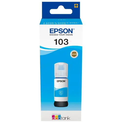 БУТИЛКА МАСТИЛО ЗА EPSON L1110/L3100/L3101/L3110/L3150/L5190 - /103/ - EcoTank - Cyan - Ink Bottle - PN C13T00S24A 