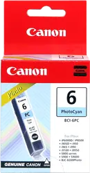ГЛАВА ЗА CANON iP6000/8500/i900/9100/S800/900/9000/BJC-8200 - Photo cyan - BCI-6PC (BCI6PC) - PN 4709A002