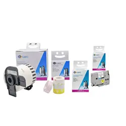 ЛЕНТА ЗА ЕТИКЕТНИ ПРИНТЕРИ RM-GG-810/DYMO LM 160/RHINO 6000 - BLACK ON WHITE - 9 mm x 7,00 m - PN RL-D-40913P