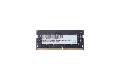 Памет, Apacer 8GB Notebook Memory - DDR4 SODIMM 3200MHz