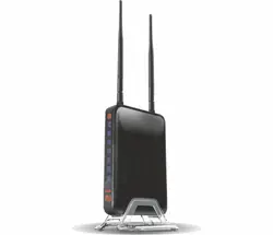 Безжичен рутер SeaMAX SA-WR915ND, N300, 5x FE порта, екран за брой потребители