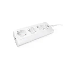 Управляем разклонител Ubiquiti mPower, 3 гнезда, WiFi свързаност, стенен монтаж