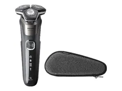PHILIPS Електрическа самоpcъсначка series 5000 за сухо и мокро бръснене ножчета SteelPrecision калъф за съхранение
