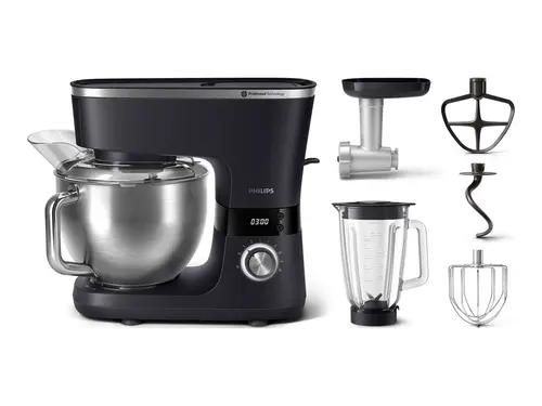 PHILIPS Планетарен Миксер 1000W 3в1 блендер месомелачка