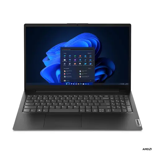 Лаптоп, Lenovo V15 G4 AMD Ryzen 3 7320U (up to 4.1GHz, 4MB), 16GB LPDDR5 5500MHz, 512GB SSD, 15.6" FHD (1920x1080) TN AG, AMD Radeon 610M Graphics, WLAN, BT, HD 720p Cam, DOS, 3Y CCI